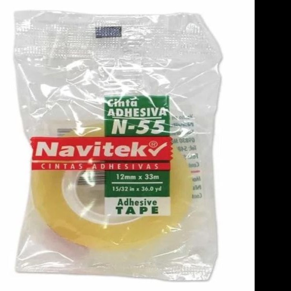 CINTA ADH.12X33M TRANSP. NAVITEK N55 E24 C288